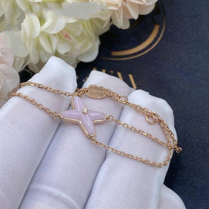 [Olivia JW]JEUX BRACELET PINK MOP PINK GOLD 1 DIAMOND