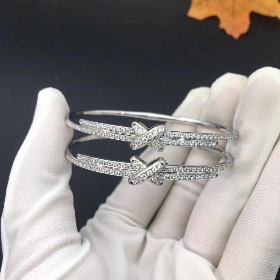 [Olivia JW]JEUX DE BRACELET DIAMONDS SILVER