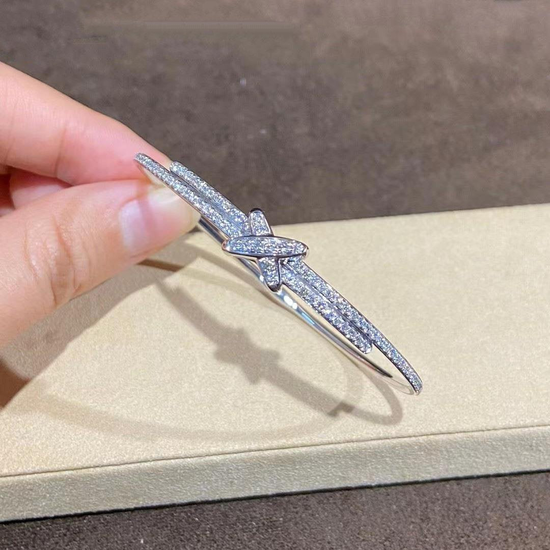 [Olivia JW]JEUX DE BRACELET DIAMONDS SILVER