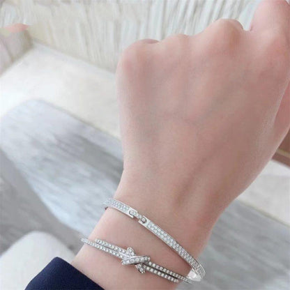 [Olivia JW]JEUX DE BRACELET DIAMONDS SILVER