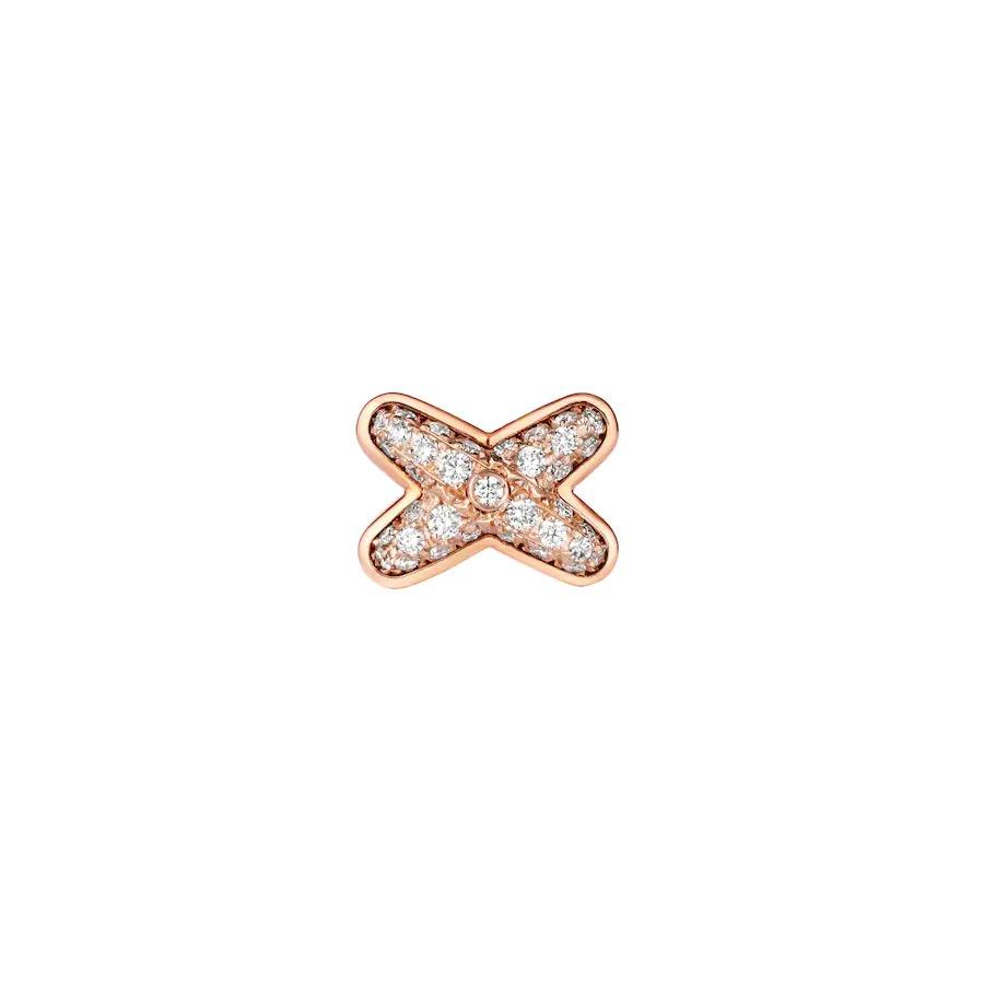 [Olivia JW]JEUX DE PINK GOLD DIAMOND EARRINGS
