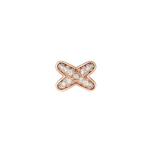 [Olivia JW]JEUX DE PINK GOLD DIAMOND EARRINGS