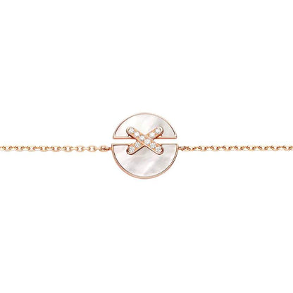 [Olivia JW]JEUX DE BRACELET MOP PINK GOLD DIAMONDS