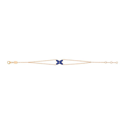 [Olivia JW]JEUX BRACELET BLUE AGATE PINK GOLD 1 DIAMOND