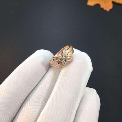 [Olivia JW]JEUX DE PINK GOLD DIAMOND RING