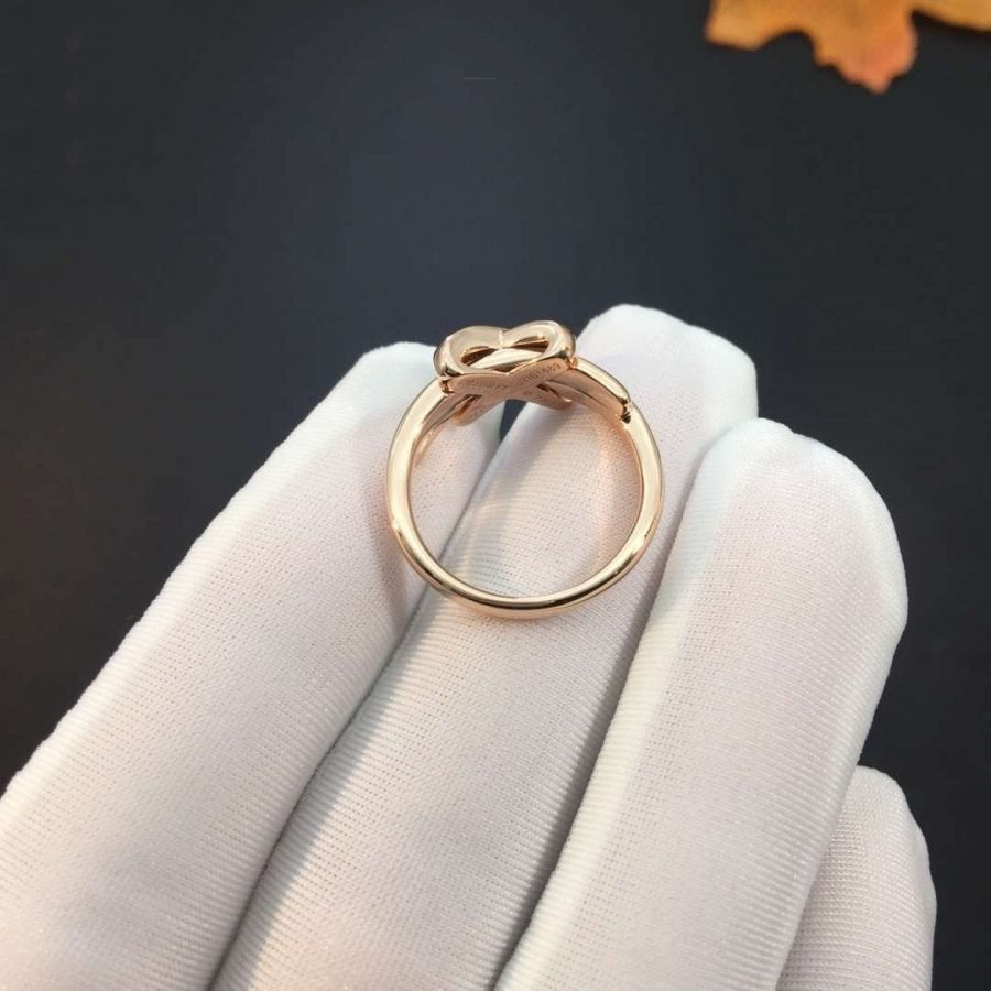 [Olivia JW]JEUX DE PINK GOLD DIAMOND RING