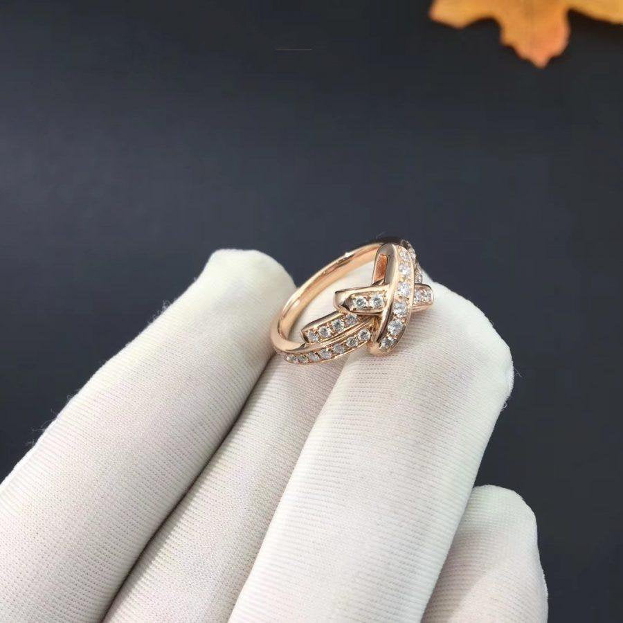 [Olivia JW]JEUX DE RING PINK GOLD DIAMOND