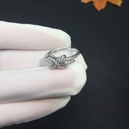 [Olivia JW]JEUX DE SILVER DIAMOND RING
