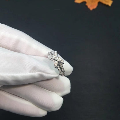 [Olivia JW]JEUX DE SILVER DIAMOND RING