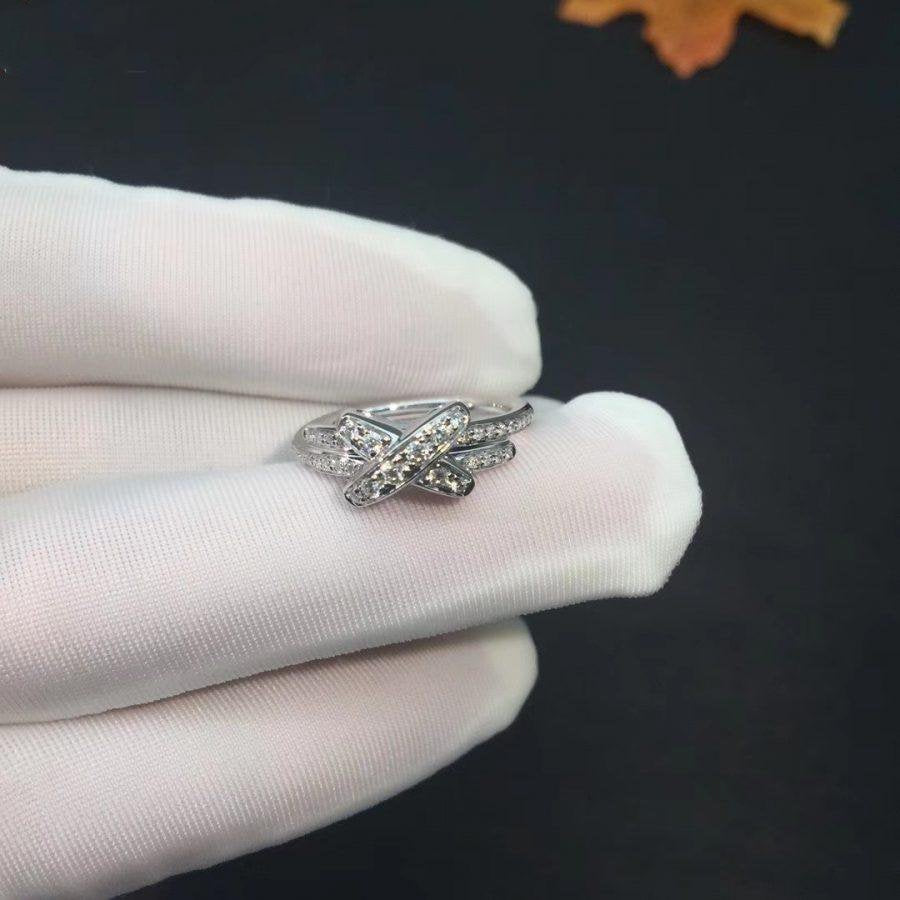 [Olivia JW]JEUX DE SILVER DIAMOND RING