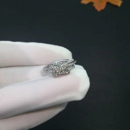 [Olivia JW]JEUX DE SILVER DIAMOND RING