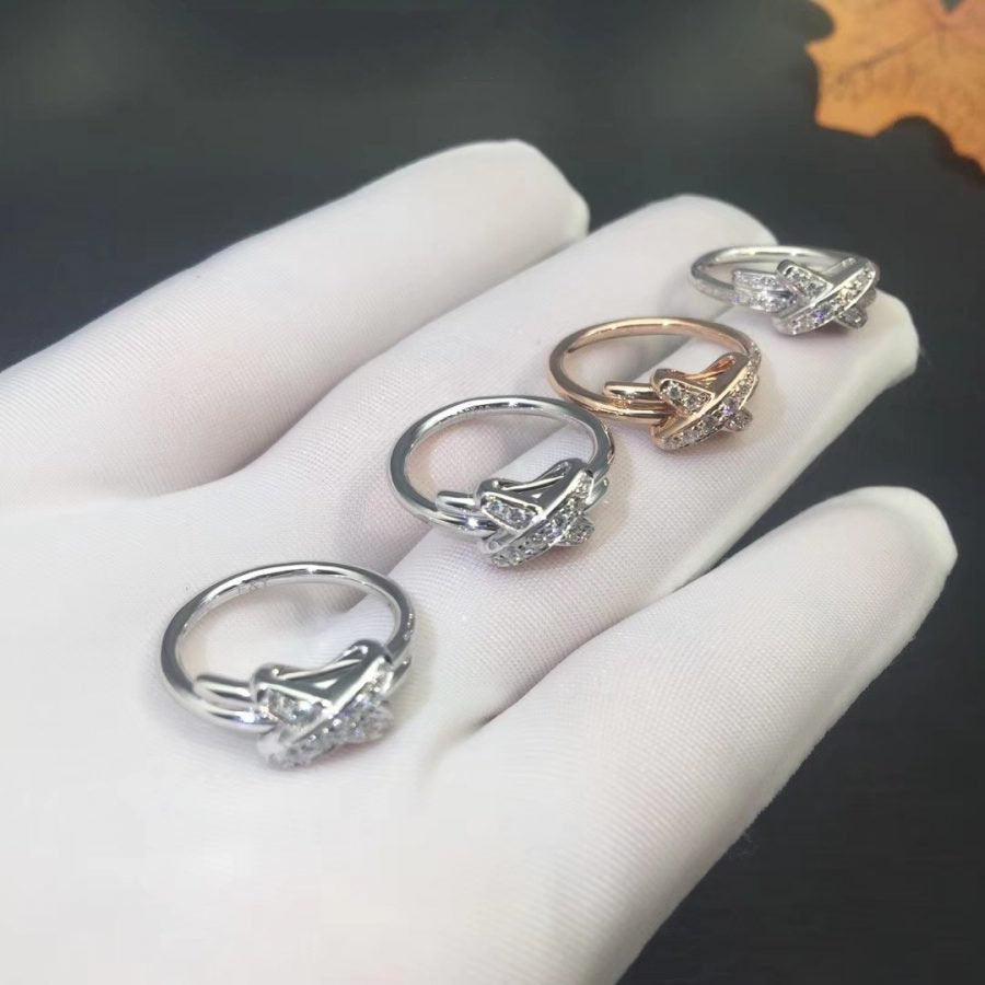 [Olivia JW]JEUX DE SILVER DIAMOND RING