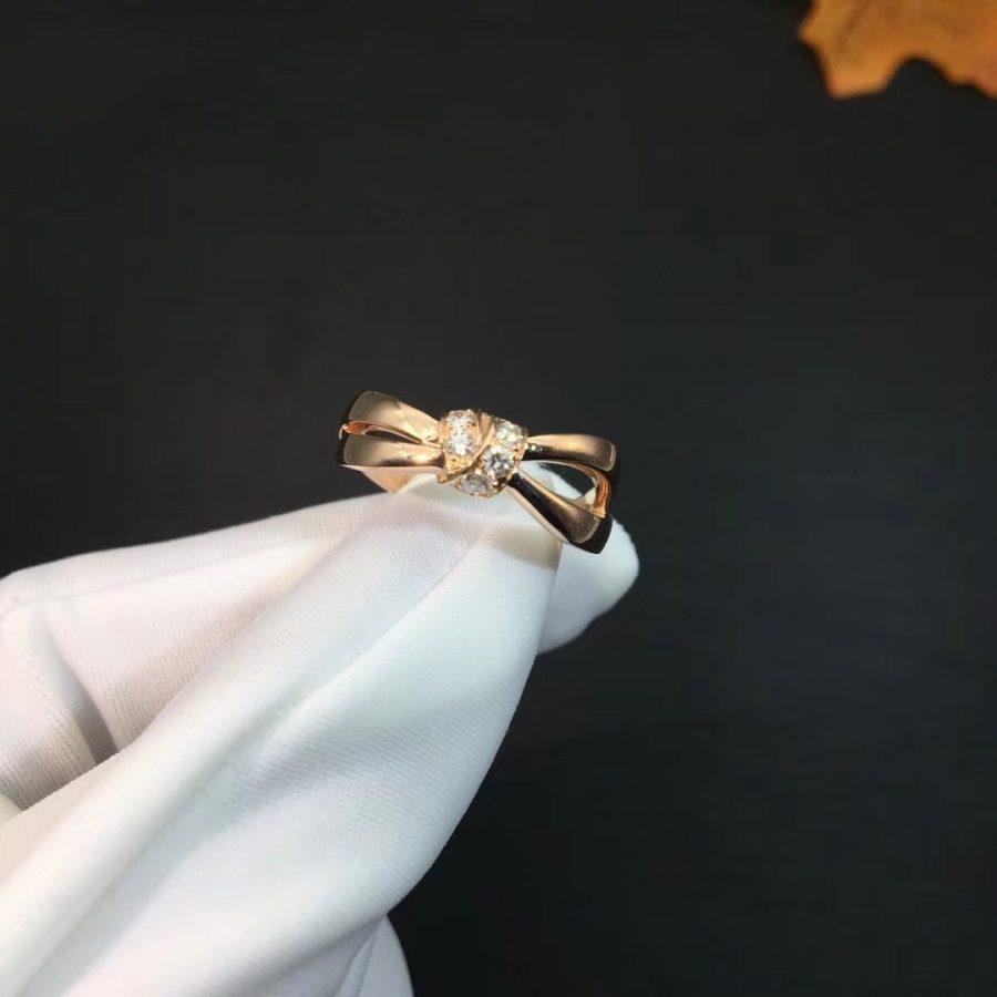 [Olivia JW]LIENS RING PINK GOLD DIAMOND