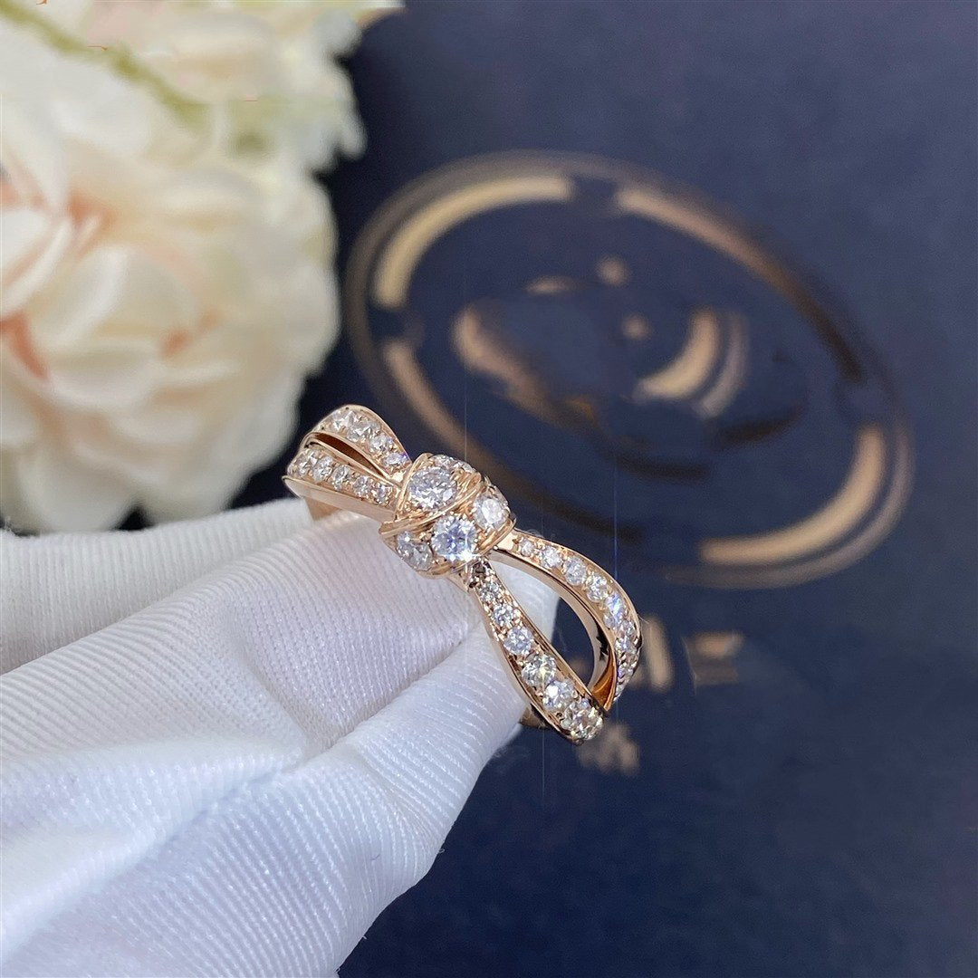 [Olivia JW]LIENS PINK GOLD DIAMOND RING