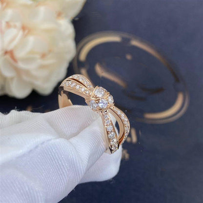 [Olivia JW]LIENS PINK GOLD DIAMOND RING