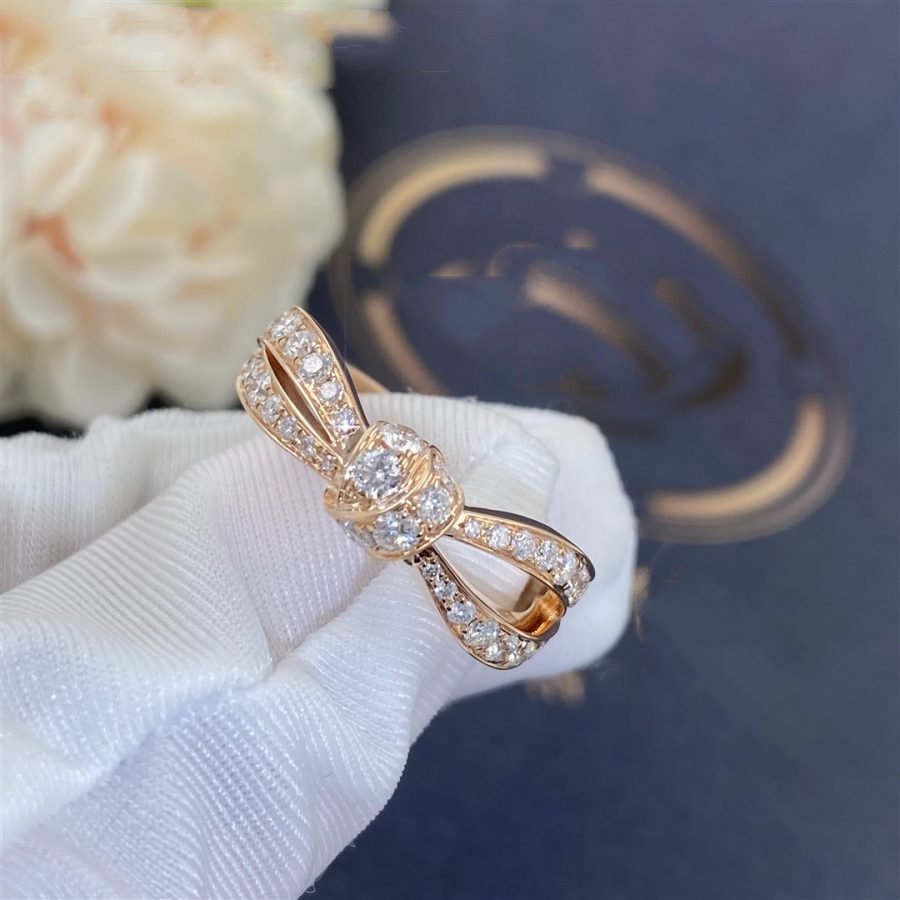 [Olivia JW]LIENS PINK GOLD DIAMOND RING