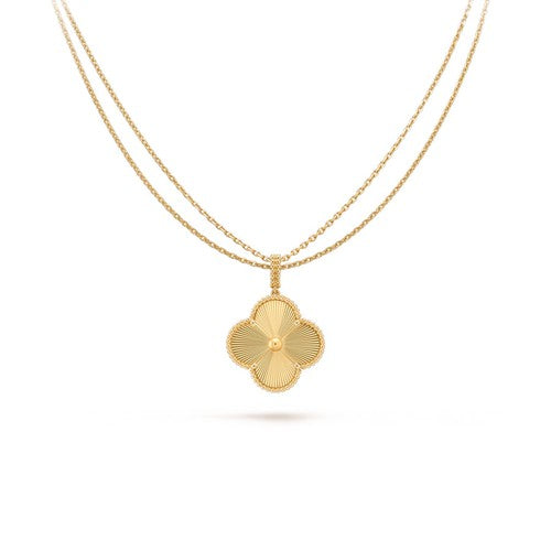[Olivia JW]CLOVER 25MM PEDANT NECKLACE GOLD