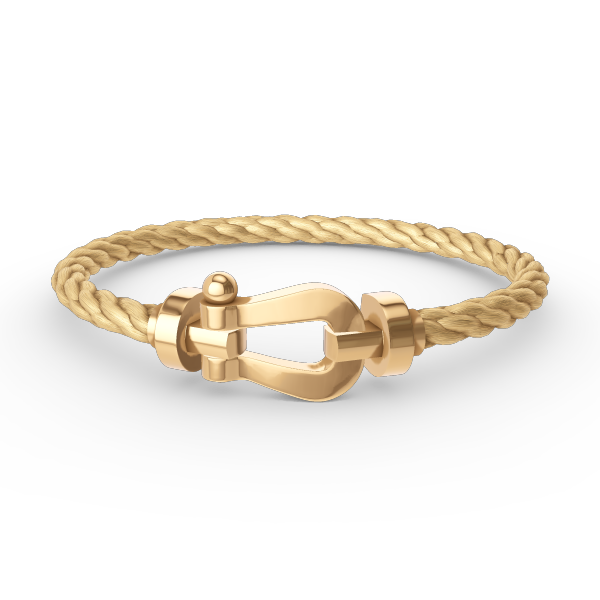 [Olivia JW]FORCE LARGE HORSESHOE NO DIAMOND BRACELET GOLD
