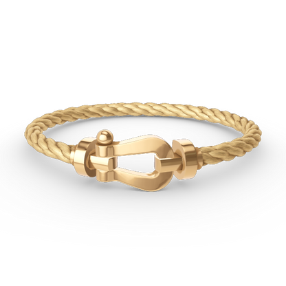 [Olivia JW]FORCE LARGE HORSESHOE NO DIAMOND BRACELET GOLD