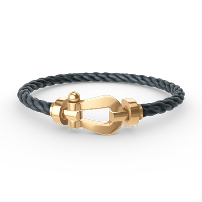[Olivia JW]FORCE LARGE HORSESHOE NO DIAMOND BRACELET GOLD