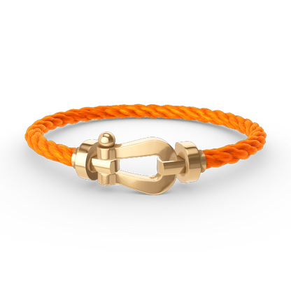 [Olivia JW]FORCE LARGE HORSESHOE NO DIAMOND BRACELET GOLD