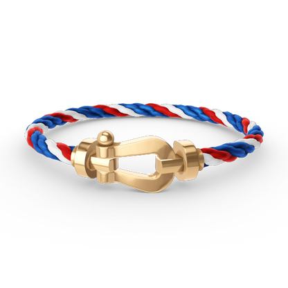 [Olivia JW]FORCE LARGE HORSESHOE NO DIAMOND BRACELET GOLD