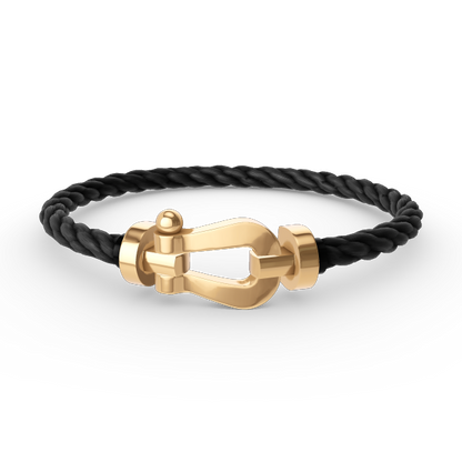 [Olivia JW]FORCE LARGE HORSESHOE NO DIAMOND BRACELET GOLD