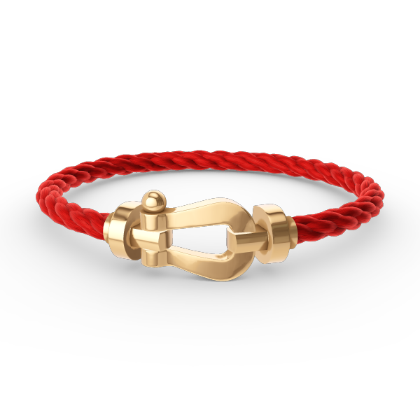 [Olivia JW]FORCE LARGE HORSESHOE NO DIAMOND BRACELET GOLD