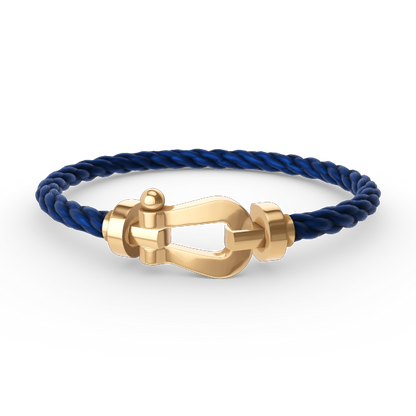 [Olivia JW]FORCE LARGE HORSESHOE NO DIAMOND BRACELET GOLD