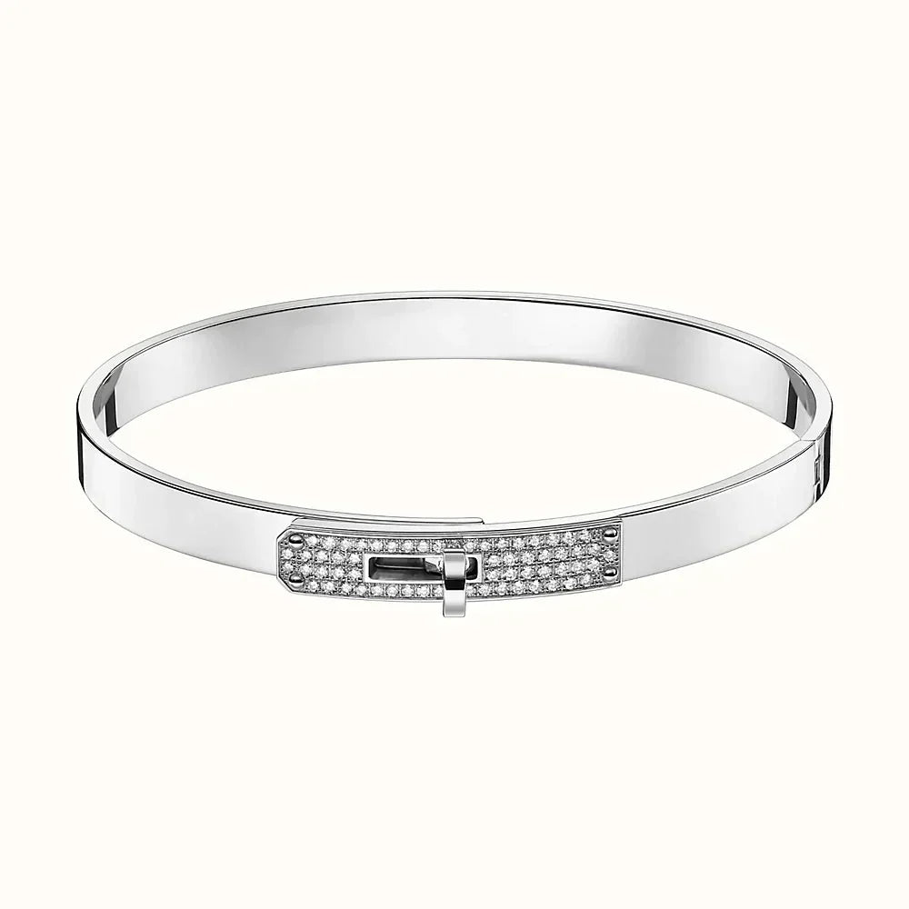 [Olivia JW]KELLY SILVER DIAMOND BRACELET