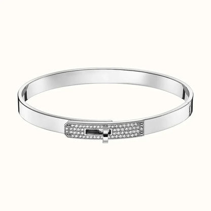 [Olivia JW]KELLY SILVER DIAMOND BRACELET