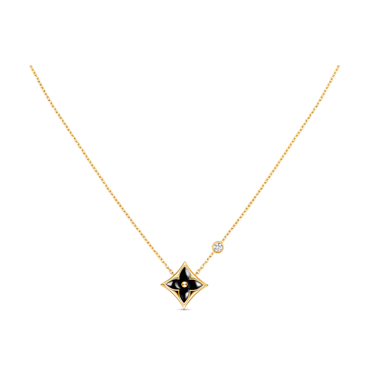 [Olivia JW]STAR BLACK MOP NECKLACE