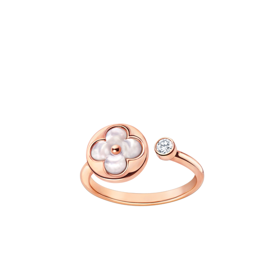 [Olivia JW]SUN 1 DIAMOND PINK MOP RING