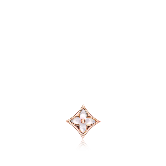 [Olivia JW]STAR MOP PINK GOLD EARRINGS