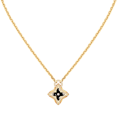 [Olivia JW]STAR PEDANT PINK GOLD DIAMOND NECKLACE