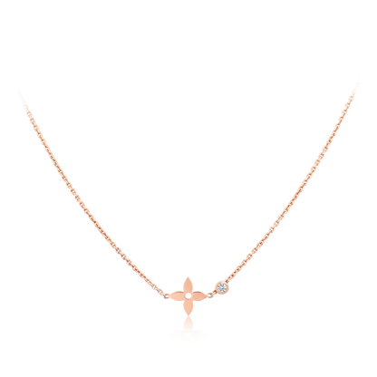 [Olivia JW]BLOSSOM PENDANT PINK GOLD AND DIAMOND