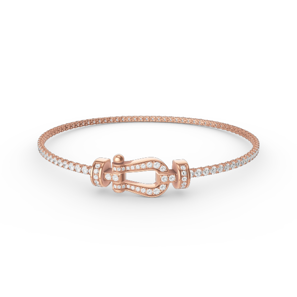 [Olivia JW]FORCE  HORSESHOE  DIAMOND TENNIS BRACELET