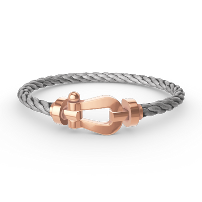 [Olivia JW]FORCE LARGE HORSESHOE NO DIAMOND BRACELET ROSE GOLD