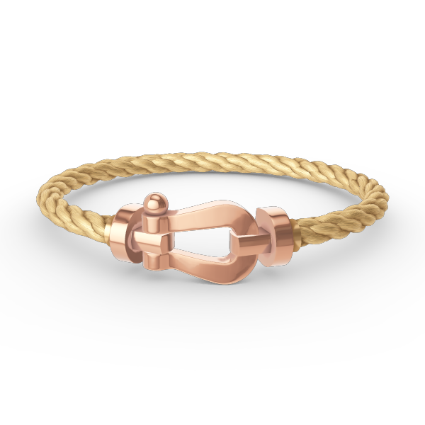 [Olivia JW]FORCE LARGE HORSESHOE NO DIAMOND BRACELET ROSE GOLD