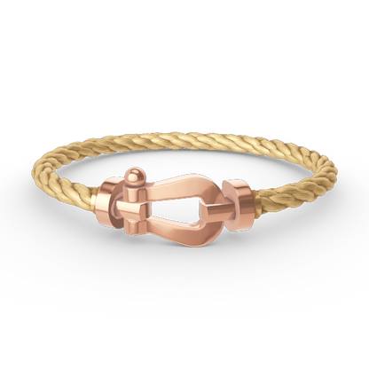 [Olivia JW]FORCE LARGE HORSESHOE NO DIAMOND BRACELET ROSE GOLD