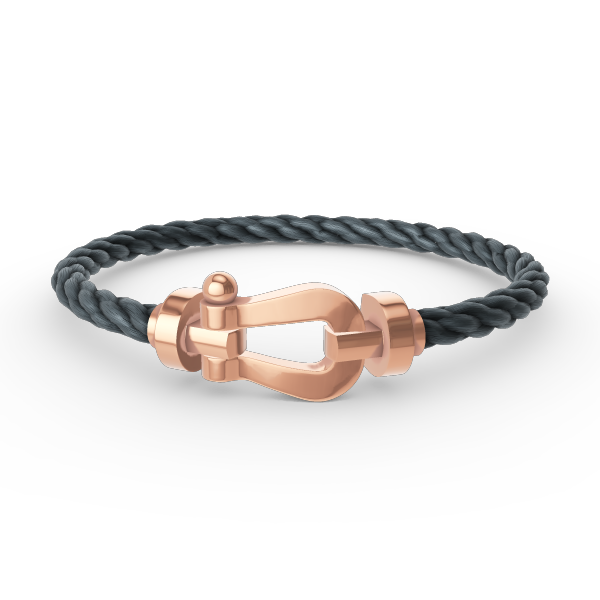 [Olivia JW]FORCE LARGE HORSESHOE NO DIAMOND BRACELET ROSE GOLD