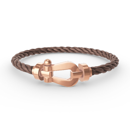 [Olivia JW]FORCE LARGE HORSESHOE NO DIAMOND BRACELET ROSE GOLD