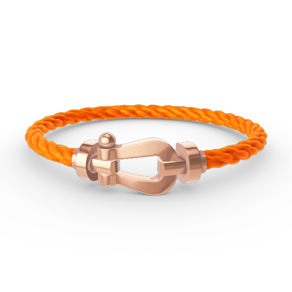 [Olivia JW]FORCE LARGE HORSESHOE NO DIAMOND BRACELET ROSE GOLD