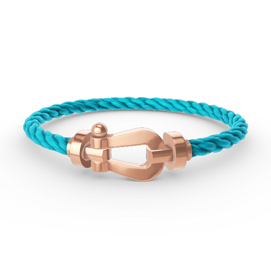 [Olivia JW]FORCE LARGE HORSESHOE NO DIAMOND BRACELET ROSE GOLD