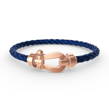 [Olivia JW]FORCE LARGE HORSESHOE NO DIAMOND BRACELET ROSE GOLD