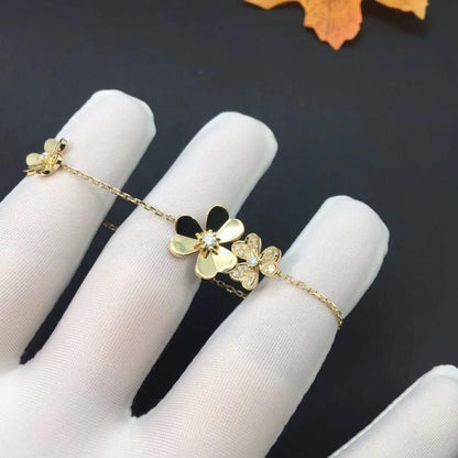 [Olivia JW]FRIVOLE GOLD 5 FLOWERS BRACELET