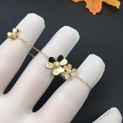 [Olivia JW]FRIVOLE GOLD 5 FLOWERS BRACELET
