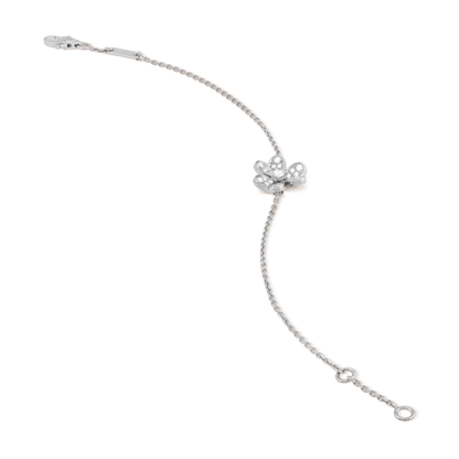 [Olivia JW]FRIVOLE SILVER FLOWER DIAMOND BRACELET