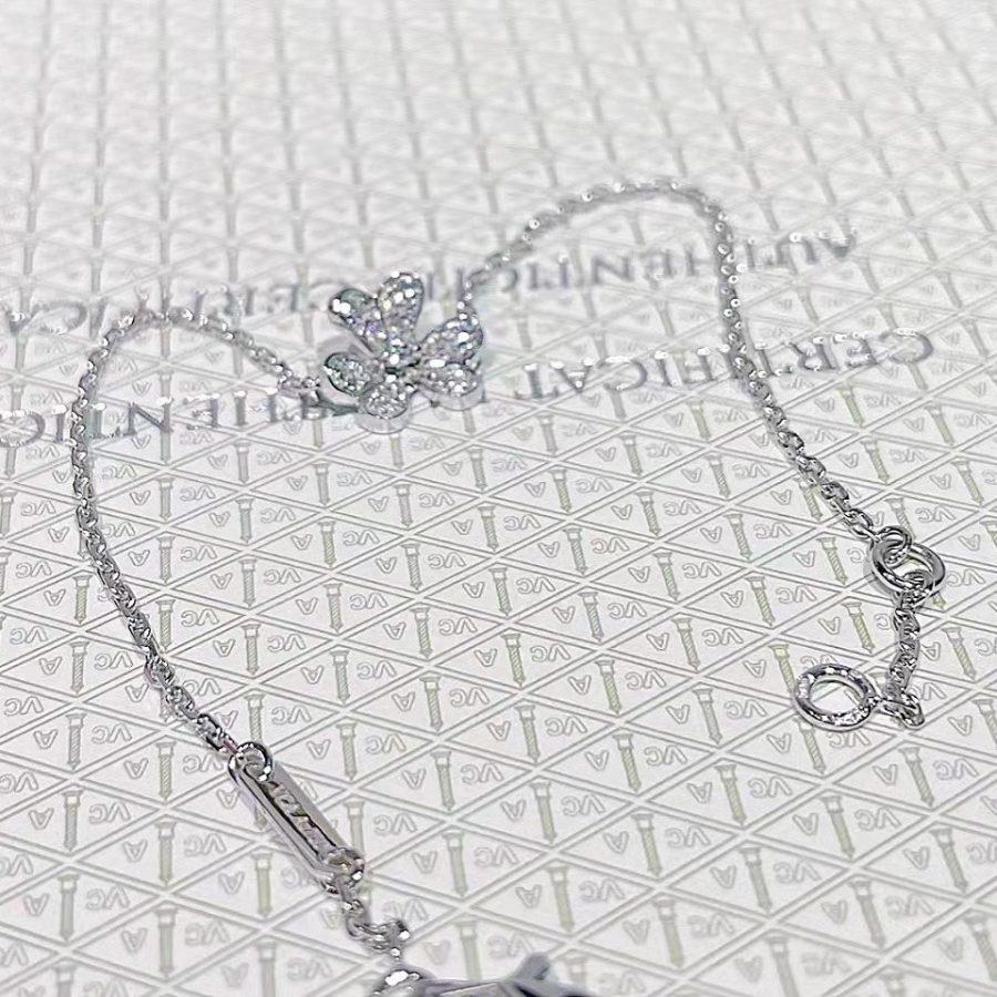 [Olivia JW]FRIVOLE SILVER FLOWER DIAMOND BRACELET