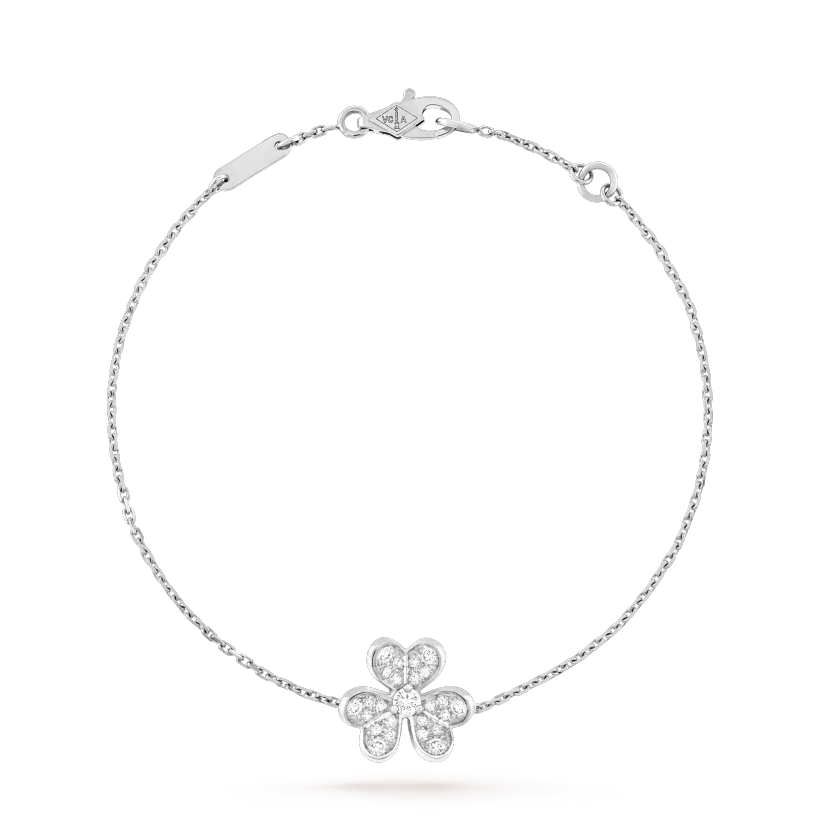 [Olivia JW]FRIVOLE SILVER FLOWER DIAMOND BRACELET
